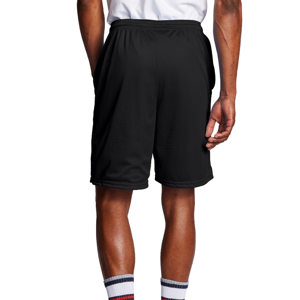 Champion Mens Mesh Shorts in Black - Picture 3 of 11